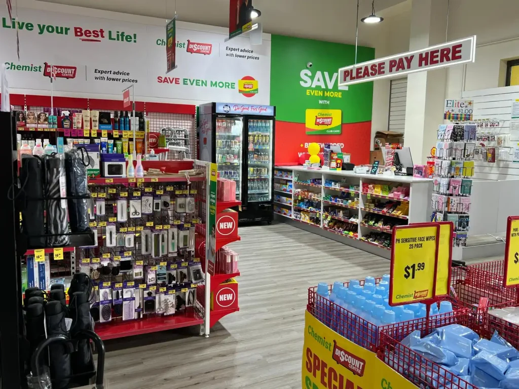 Hoxton Park Chemist counter